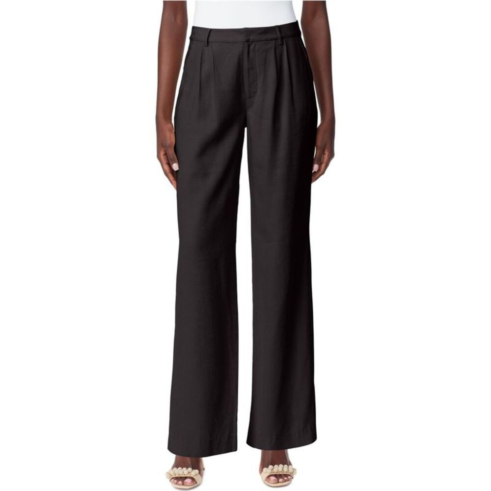 Sam Edelman Womens Codie Straight Leg Casual Pants, Black, 32, DM
